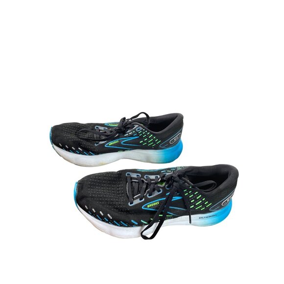 Brooks Glycerin 20 Mens Black/Blue Run Shoes Sneakers Size 10M SKU 8620 - Picture 3 of 14
